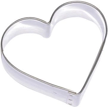 Cortapastas de acero inoxidable para galletas – corazón, set de 10 uds