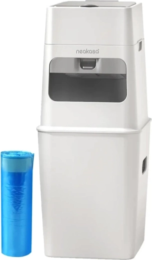 Neakasa Pooguard cubo de basura para excrementos de mascotas blanco