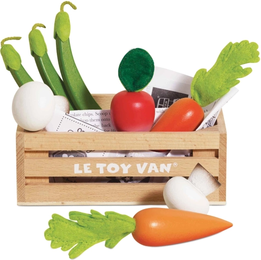 Verduras de madera en caja Le Toy Van