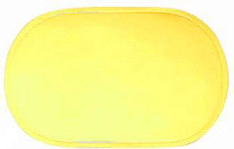Mantel individual ovalado de plástico TORO 29 × 44 cm amarillo