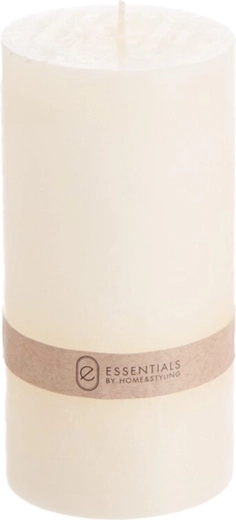 Vela decorativa blanca 320 g (bloque)