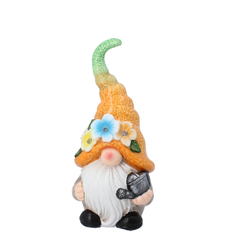 Gnomo de jardín con iluminación LED – decoración niño o niña, set de 2 uds