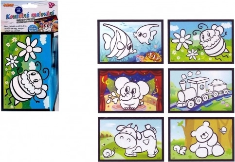 Pintura mágica con agua – set de lámina y pincel