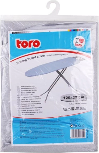 Toro funda para tabla de planchar con superficie antiadherente de teflón 38 × 120 cm