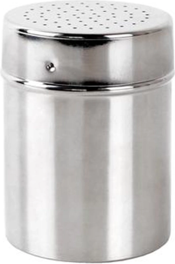 Azucarero de acero inoxidable con tamiz fino 7 cm