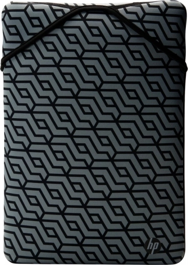 Funda reversible para portátil 15,6" negra/patrón GEOMÉTRICO