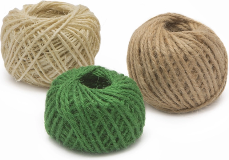Set de cordones de yute 3 × 25 m