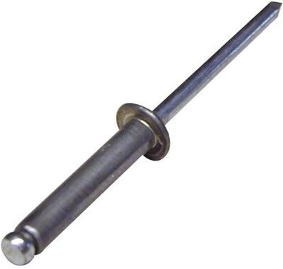 Remache ciego 4,8 × 12 mm aluminio/acero (100 uds)