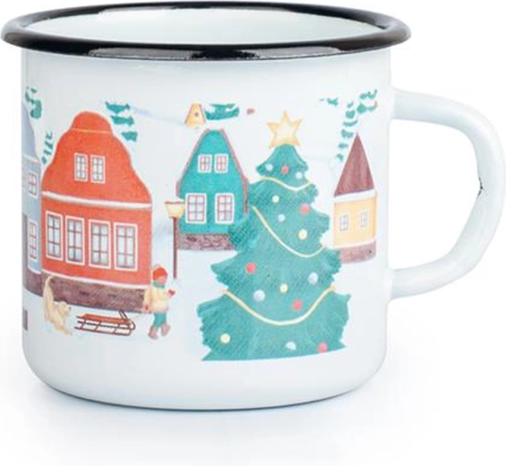 Taza esmaltada TORO 370 ml Pueblecito
