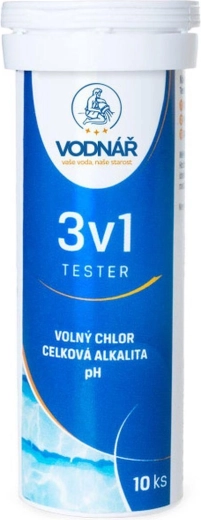 Tiras reactivas 3 en 1 VODNÁŘ (10 uds)