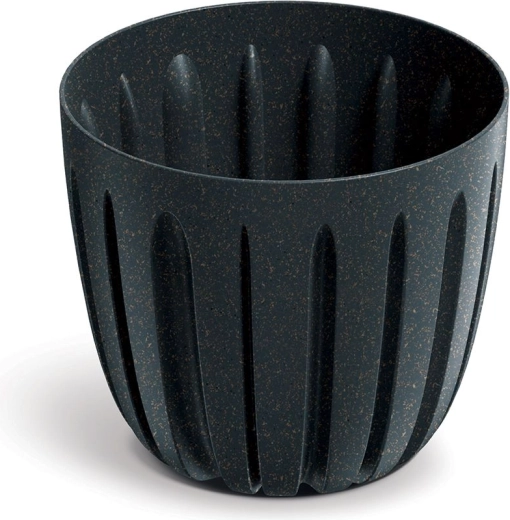 Maceta Wario Eco Wood 13,8 cm antracita