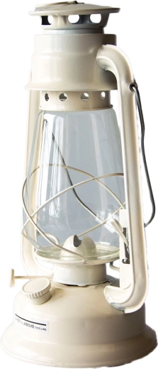 Lámpara de queroseno 30 cm blanca