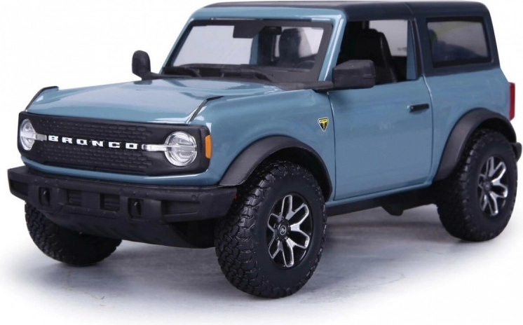 Maisto Ford Bronco 2021 modelo metálico 1:24 pintura metalizada naranja