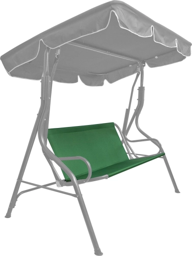 Asiento textil para columpio 93 × 114 cm verde oscuro