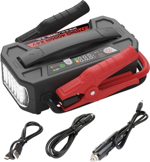 Arrancador Lokithor J701HD 24 V 4000 A (207,2 Wh)