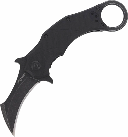 Navaja táctica plegable FOX Knives Edge The Claw 2 karambit 6,9 cm negra