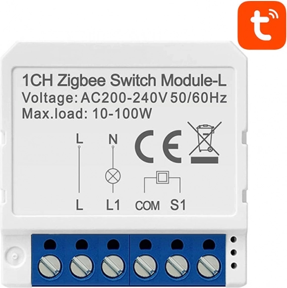 Módulo inteligente de interruptor ZigBee AVATTO sin conductor neutro TUYA