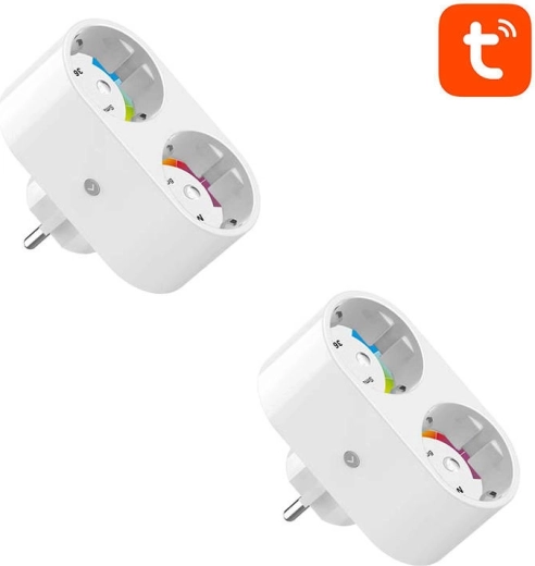 Gosund SP211 enchufe doble inteligente Wi‑Fi (2 uds.) con medición de consumo (Tuya)