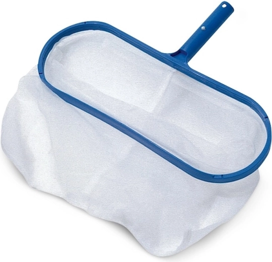 Gran red de fondo para recoger suciedad de la piscina