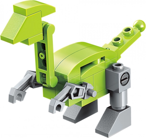 Qman Squros Robot Transformable Velocisaurus 3en1