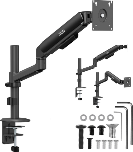 Soporte para monitor Ergo Office 17–32″ con resorte de gas - 1 pieza