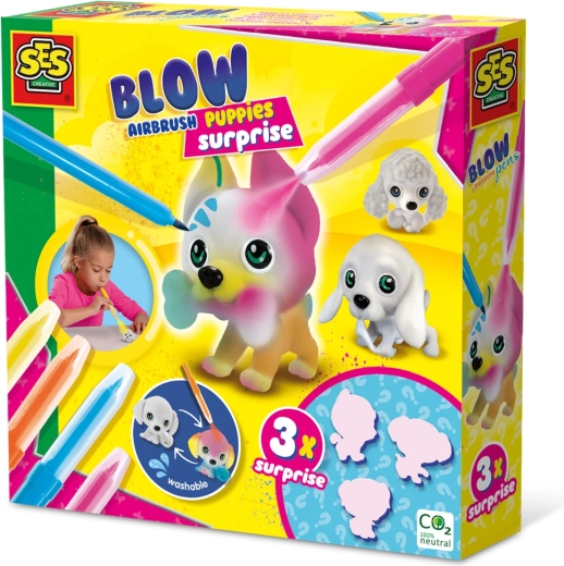Rotuladores sopladores – set creativo de 3 cachorros