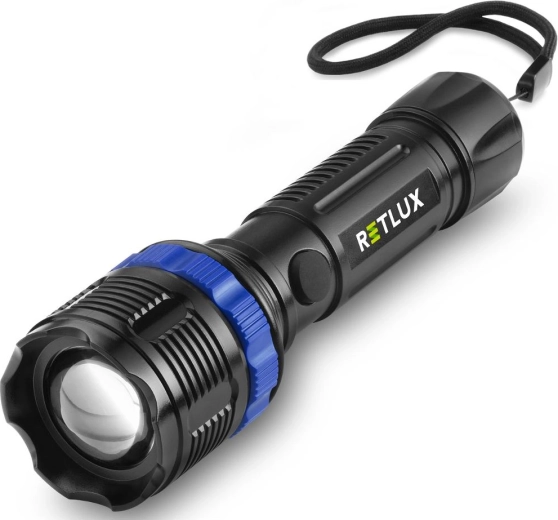 Linterna Retlux con LED y zoom