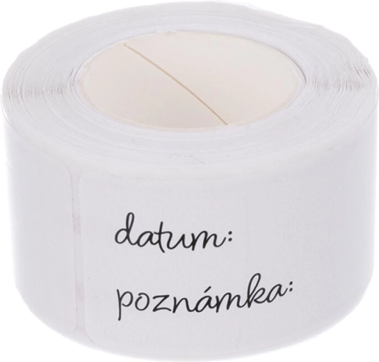 Pegatinas en blanco impermeables 125 uds