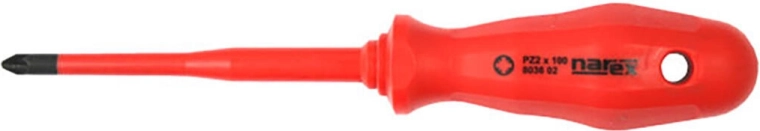 Destornillador aislado POZIDRIV SLIM PZ1 x 80 mm