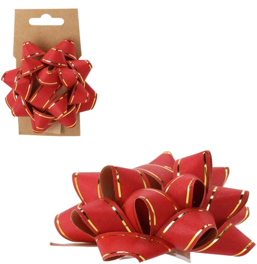 Lazo de regalo 10 cm – rojo