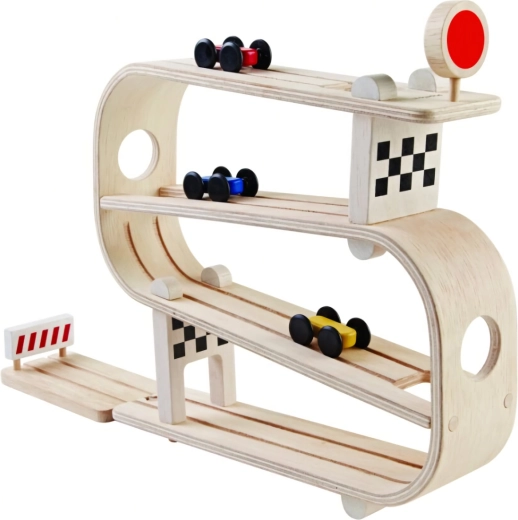 PlanToys pista de carreras en rampa inclinada