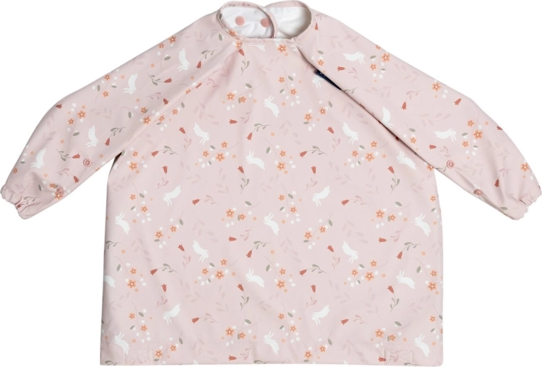 Babero con mangas Bibado Coverall Botanical Bunnies