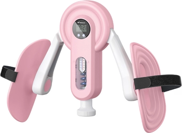 Fortalecedor de piernas y parte interna de los muslos Merach MR-2522 blanco y rosa