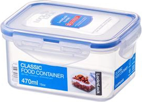 Recipiente para alimentos LOCKnLOCK rectangular 470 ml