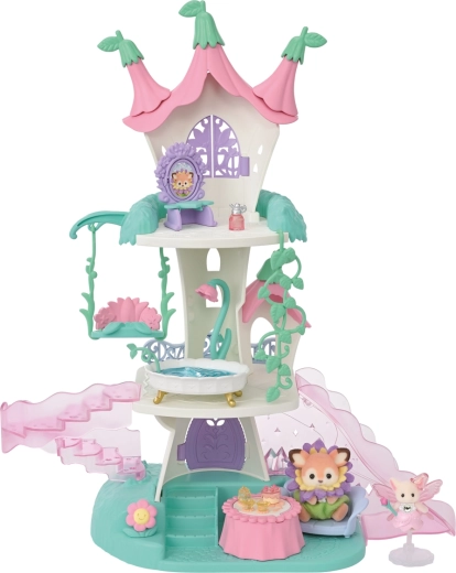 Sylvanian Families torre de cuento de hadas con hada y accesorios