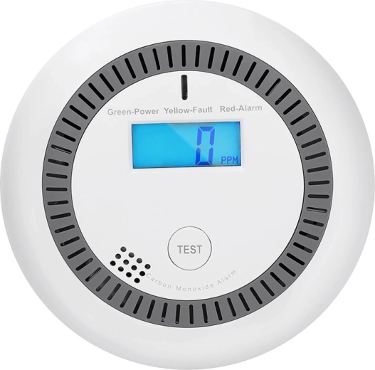 Detector de monóxido de carbono (CO) Solight con pantalla LCD y alarma de 85 dB
