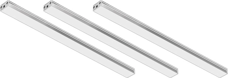Luminaria LED Solight para bajo mueble y bajo armario con regulador 3x3 W, 4100 K, 30 cm, táctil