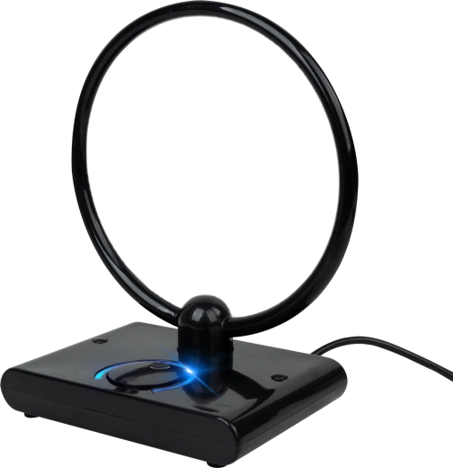 Antena activa interior para DVB-T/T2 con filtro LTE