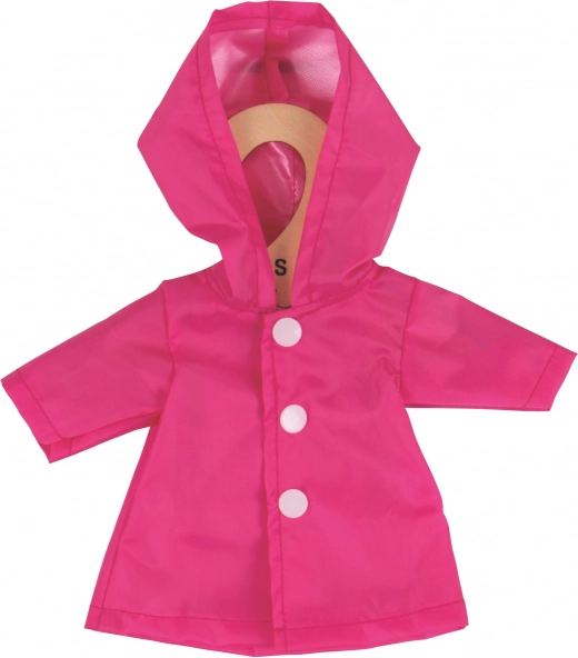 Abrigo rosa para muñeca de 28 cm de Bigjigs Toys