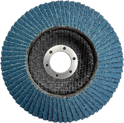 Disco abrasivo de láminas 125 × 22,2 mm, grano 80, de circonio
