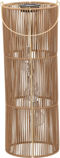 Farol solar marrón de 57 cm