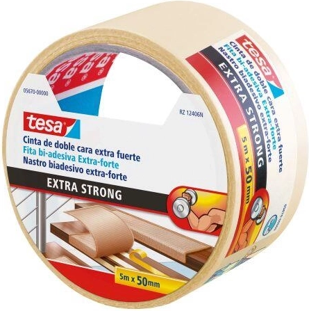 Cinta para moquetas 50 mm × 5 m Tesa, extra adhesiva