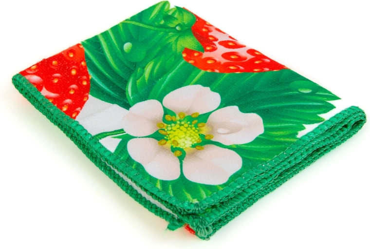 Paño de microfibra 40 × 60 cm - motivo de fresa