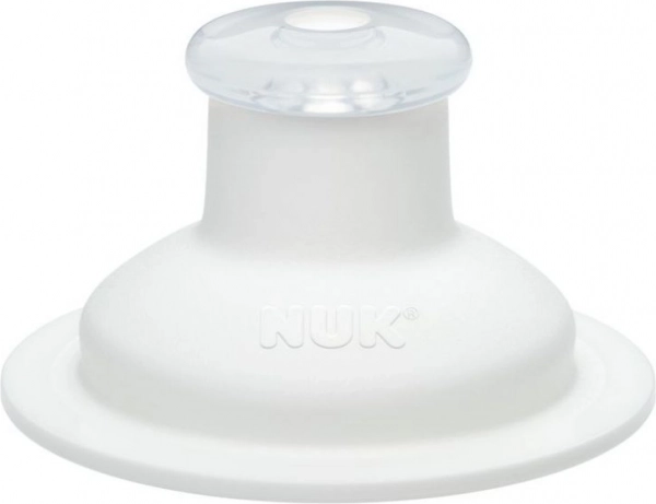 NUK boquilla de repuesto de silicona Push-Pull blanca