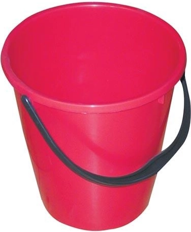 Cubo de plástico de 5 l – mezcla de colores
