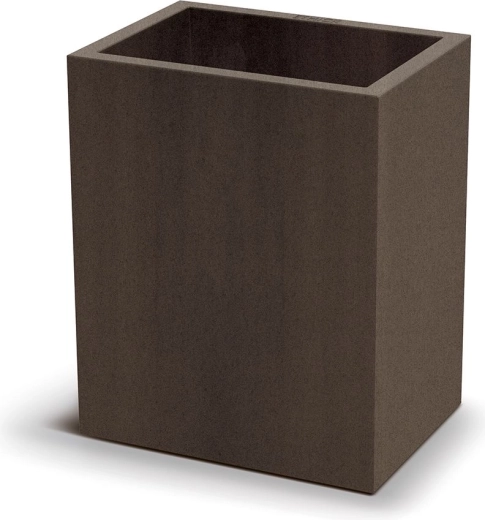 Macetero Cubla Case High 36 cm marrón óxido