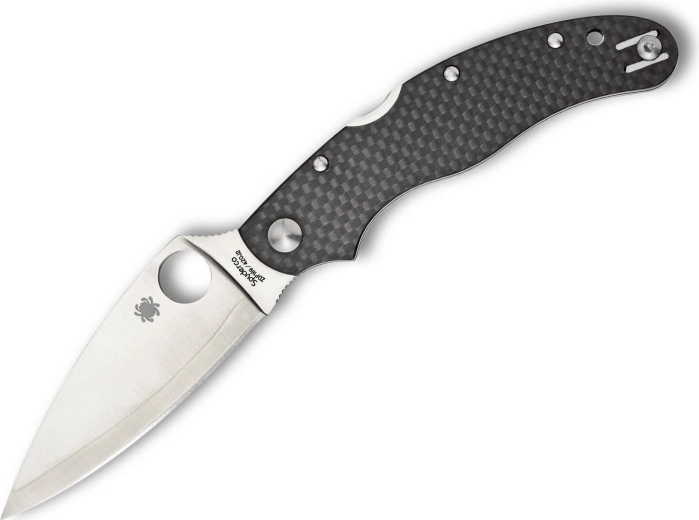 Spyderco Caly 3.5 cuchillo plegable de bolsillo con mango de fibra de carbono - 1 unidad
