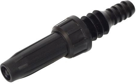 Rociador de jardín para manguera 1/2" y 3/4" con regulación de caudal