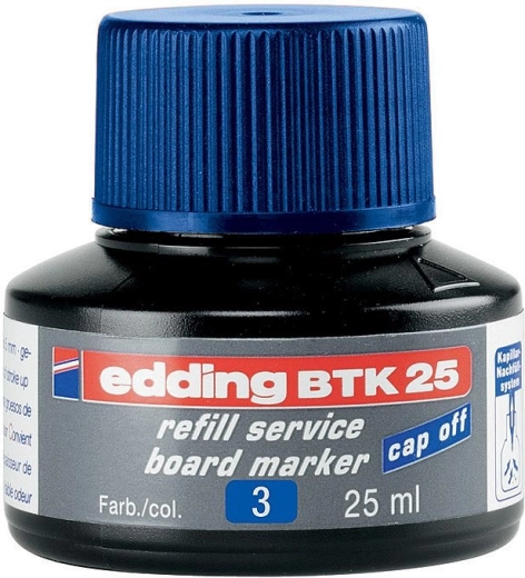 Tinta Edding BTK 25 azul – recarga para marcadores de pizarra