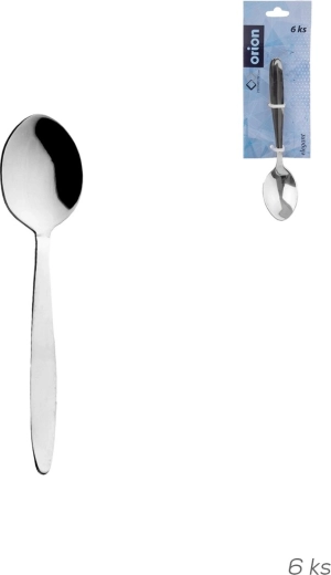 Cucharillas de café de acero inoxidable Elegant 6 uds